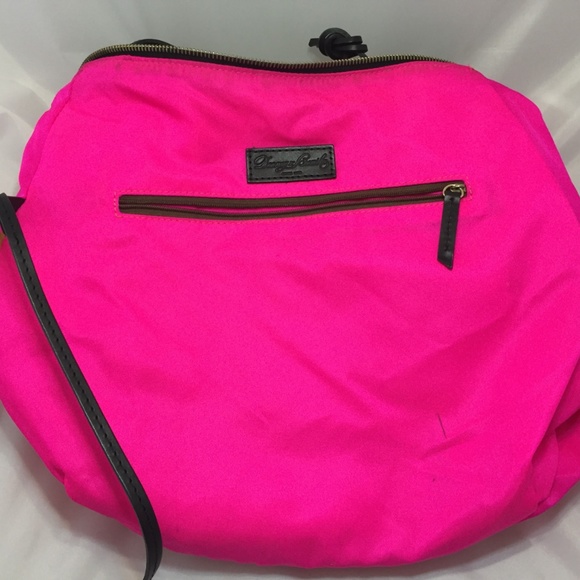 black and tan nylon Dooney and Bourke purse - Picture 7 of 8